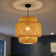 Straw Chandelier Large